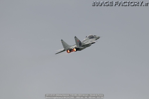 2011-07-01 Zeltweg Airpower 7155 MiG-29A Fulcrum - Slovak Air Force